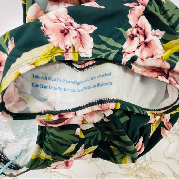 🌸NWT TROPICAL HIGH COVERAGE SWIMSUIT - Picture 10 of 10